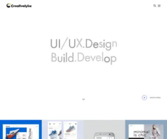 Creativeiyke.com(Creative UI/UX Design Agency) Screenshot