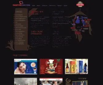 Creativejunkyard.in(Freelance web designer in Chandigarh India Graphic designer India) Screenshot