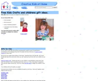 Creativekidsathome.com(Kids crafts) Screenshot
