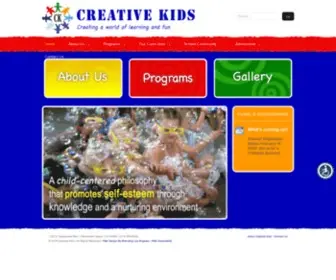 Creativekidsmanhattanbeach.com(A child) Screenshot