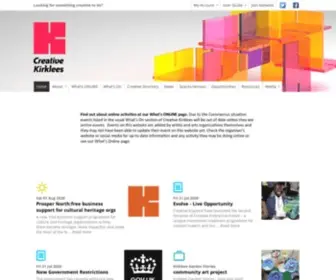 Creativekirklees.com(Creatives Kirklees) Screenshot