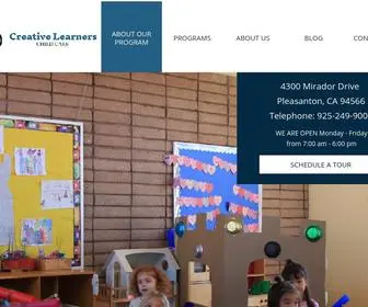 Creativelearnerschildcare.com(Creative Learners) Screenshot