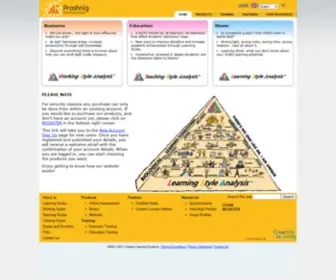 Creativelearningcentre.com(Home of Learning Styles) Screenshot