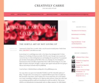 Creativelycarrie.com(This Business of Art) Screenshot