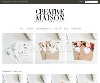 Creativemaison.com(Creative Maison) Screenshot