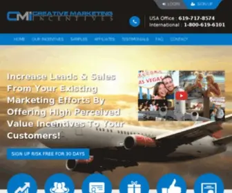 Creativemarketingincentives.biz(CMI-Creative Marketing Incentives) Screenshot