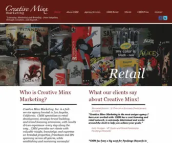 Creativeminx.com(Creative minx marketing) Screenshot