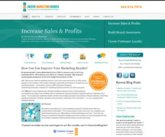 Creativemktgservices.com(Creative Marketing Services) Screenshot