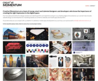 Creativemomentum.uk(Creative Momentum website and mobile apps development agency) Screenshot