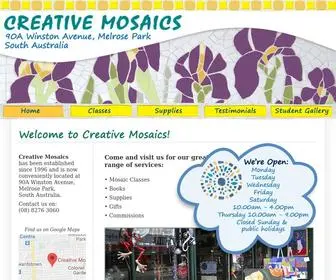 Creativemosaics.com.au(Creative Mosaics Home) Screenshot