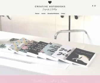 Creativenotebooks.com(Beautifully designed notebooks) Screenshot