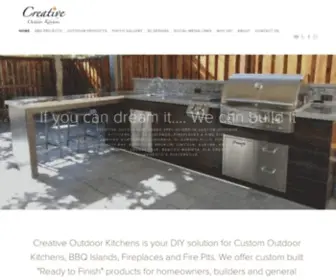 Creativeoutdoorkitchens.net(Creative Outdoor Kitchens) Screenshot