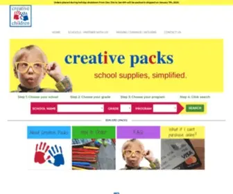 Creativepacks.ca(Creative Packs Program) Screenshot