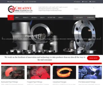 Creativepiping.com(Creative Piping Solutions Pvt) Screenshot