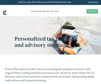 Creativeplanningtax.com(Creative Planning Tax) Screenshot