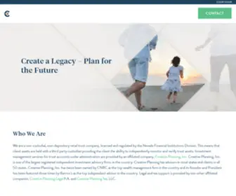 Creativeplanningtrust.com(The #1 Wealth Management Firm in America) Screenshot