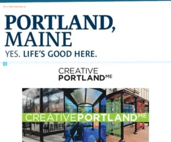 Creativeportland.com(Portland, Maine) Screenshot