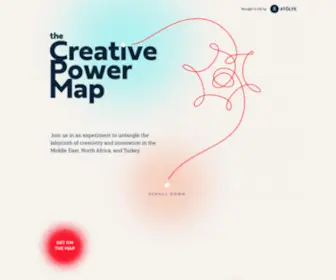 Creativepowermap.com(The Creative Power Map) Screenshot