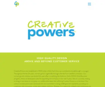 Creativepowers.com(Creativepowers) Screenshot