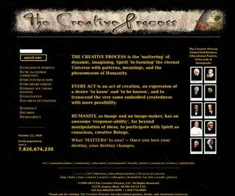 Creativeprocess.net(Creative Process learning resources) Screenshot