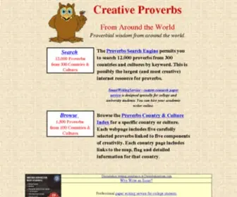 Creativeproverbs.com(Proverbs from 300 Countries and Cultures) Screenshot