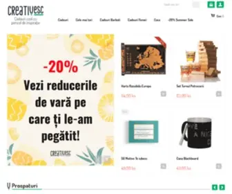 Creativesc.ro(Magazin online de cadouri haioase) Screenshot