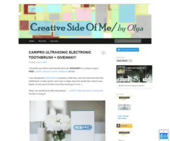 Creativesideofme.com(Creative Side of Me) Screenshot
