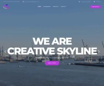 Creativeskyline.com(Your website) Screenshot