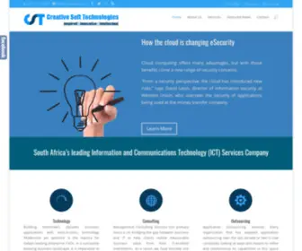 Creativesoft.co.za(Technology, Outsourcing, Consulting) Screenshot
