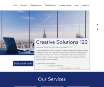 Creativesolutions123.com(Web Design) Screenshot