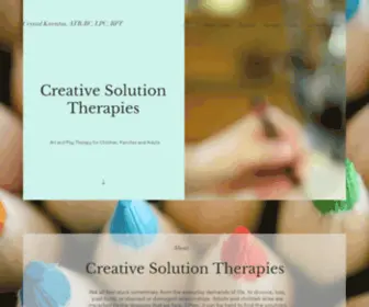 Creativesolutiontherapies.com(Art Therapy) Screenshot