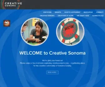 Creativesonoma.org(Creative Sonoma) Screenshot