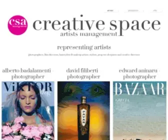 Creativespaceartists.com(Creative Space Artists Management) Screenshot