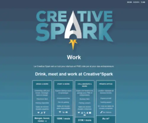 Creativespark.be(Creative Spark) Screenshot