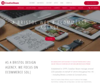 Creativesteambristol.co.uk(Web Design Bristol) Screenshot