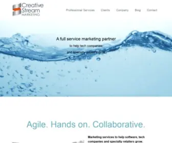 Creativestreammarketing.com(Creative Stream Marketing) Screenshot