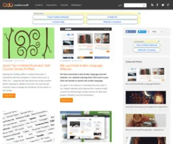 Creativeswall.com(Design inspirations and tutorials) Screenshot