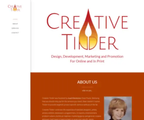 Creativetinder.com(Los Angeles Website Design) Screenshot