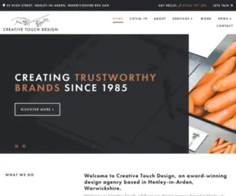 Creativetouchdesign.co.uk(Creative design agency) Screenshot
