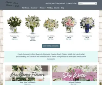 Creativetouchflowers.com(Morehead Florist) Screenshot