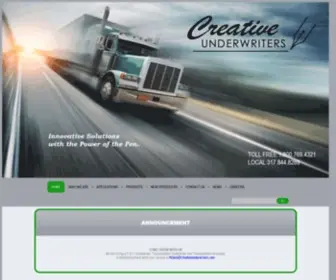 Creativeunderwriters.com(Creativeunderwriters) Screenshot