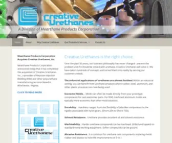 Creativeurethanes.com(Creative Urethanes Home) Screenshot