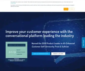 Creativevirtual.com(Conversational AI) Screenshot