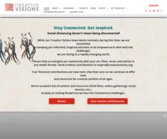 Creativevisions.org(Kathy Eldon launched Creative Visions as a production company to create media) Screenshot