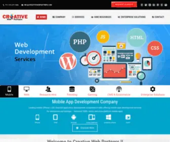 Creativewebpartners.com(The Complete Web Solution Company) Screenshot