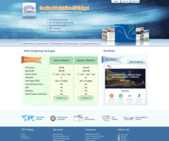 Creativewebsolutions.com.np(CWS Nepal) Screenshot