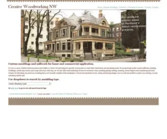 Creativewoodworkingnw.com(Custom Mouldings (Moldings)) Screenshot