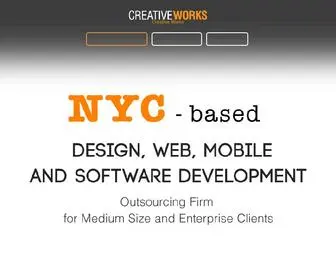 Creativeworks.us(Online Media & Outsource Programming Agency) Screenshot