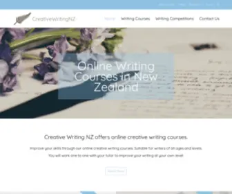 Creativewriting.co.nz(Online Writing Courses in New Zealand) Screenshot