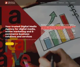 Creativexsolutions.com(Your trusted Digital Media Agency for digital media services) Screenshot